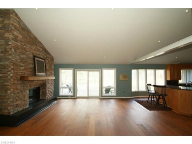 Enjoy the large stacked stone fireplace. I already
