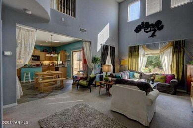 Living Room into Kitchen