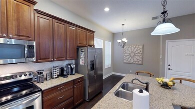 Kitchen and oversized island