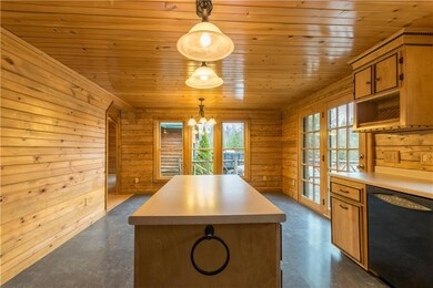 Island in the kitchen