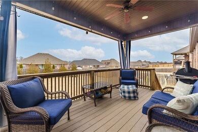 Covered deck to watch the sunsets!