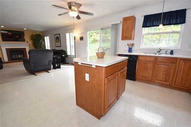 Kitchen Opened to Family Room