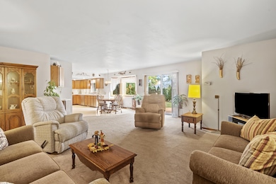 Living Room is Open to Kitchen and Dinin