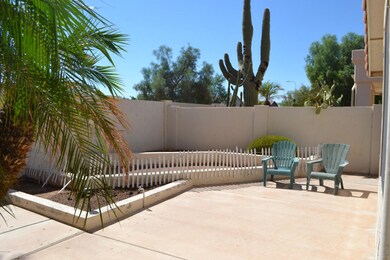 Additional patio and garden area