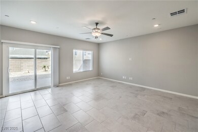 Unfurnished room featuring recessed lighting, visi