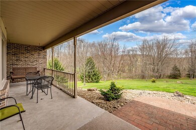The stunning view from the front porch is scenic a