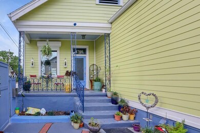 Front porch off living room