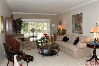 Formal Living room opens to patio.  Plantation shu