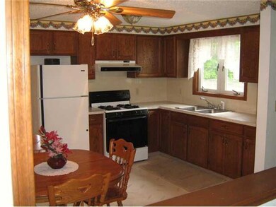 Kitchen. Warm Oak cabinets...excellent condition!