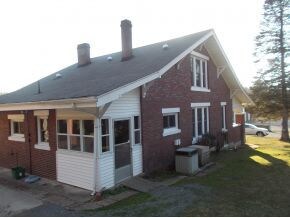 rear of house
