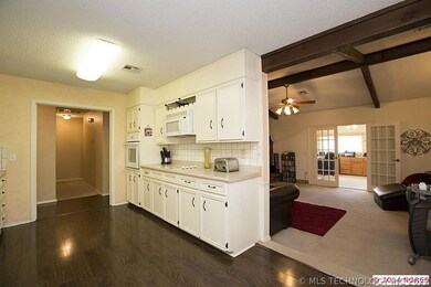 Kitchen opens to large Great Room!