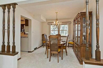 Dining Room. Dining room open to living room