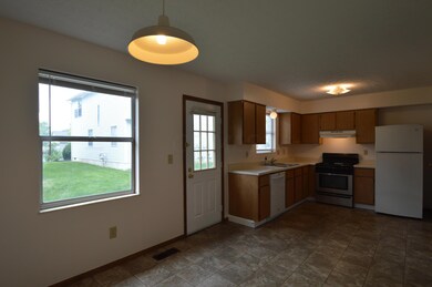 Kitchen and dining area