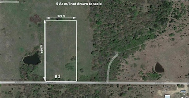Aerial view of property's location with property b