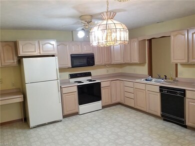 Spacious kitchen, very clean.