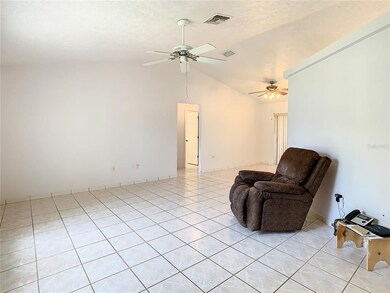 living room with ceremic tile