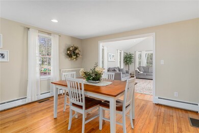 Informal dining area off of the kitchen