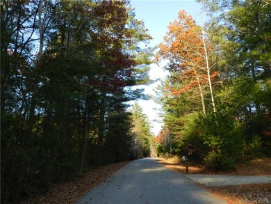 Looking up the street from front of lot