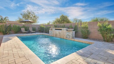 Travertine Wrapped Pool/Patio