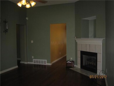 Gracious Great Room with Fire Place opens into Eat