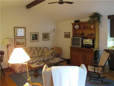 Family Room. Beamed cathedral ceiling in family ro
