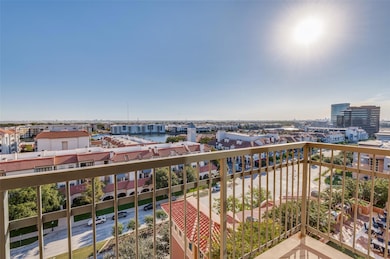 View from private balcony overlooks Lake Carolyn a