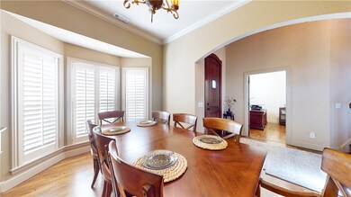 Gorgeous Plantation Shutters in Formal Dining Room