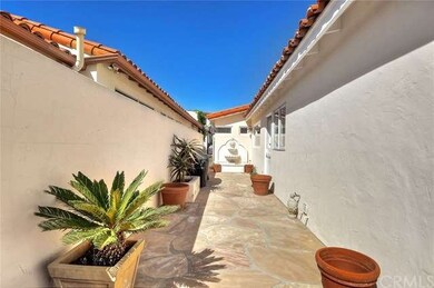 Sunny and south facing private courtyard entrance