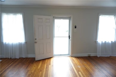 Front Door leads to a large living room.