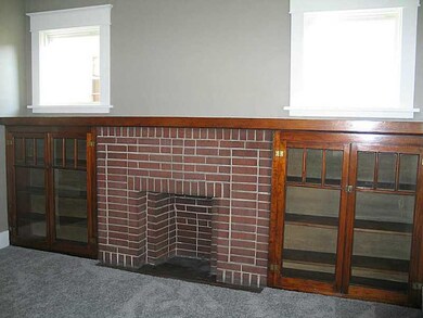 Living Room. Gas ready fireplace with built-ins. A