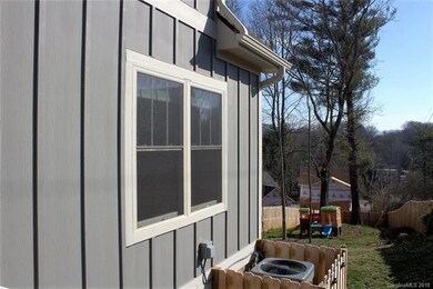 View from side deck looking into back yard