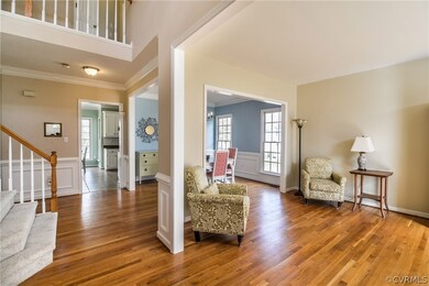 Beautiful Hardwoods in the Living Room, Hall & Din