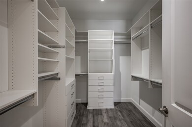 Primary closet with tons of space.  Enjoy one of t