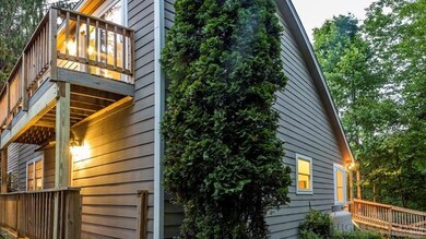 The Fireplace: The ceramic tiled fireplace offers warmth and a cozy feel in this light and bright space.