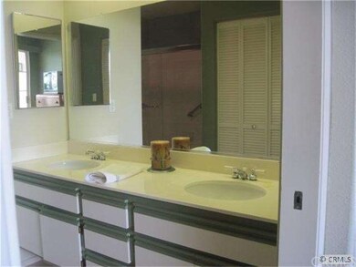 Master bathroom dual sinks