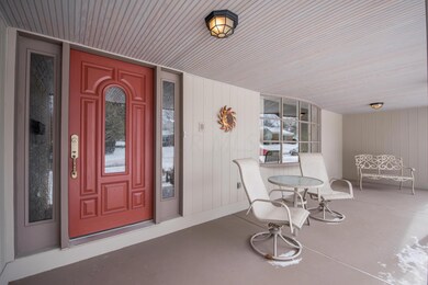 Nice lage front covered porch