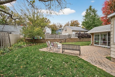 Another is this sprawling patio perfectly designed for garden parties!