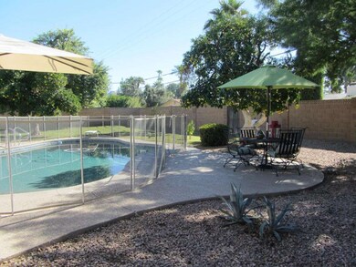 Pool and seating