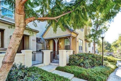 Front door and cozy patio.