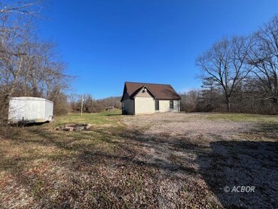 Rear of house