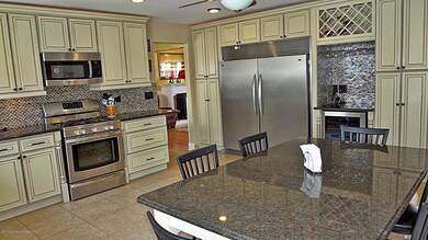 Kitchen Showing Refrig -J