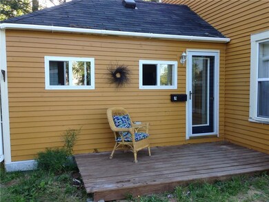 Back door entrance into kitchen from...