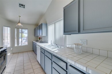 Freshly painted cabinets. Lots of storage for all