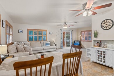 Dining area between kitchen and living room.