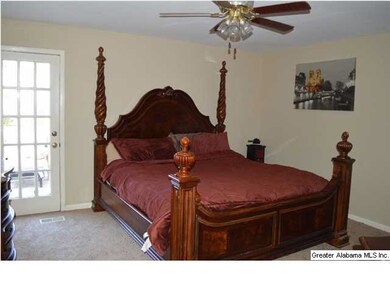The master bedroom has room for king size bed and 