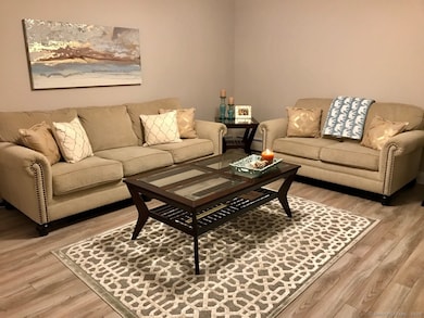 Living Room with furniture (from previous tenant)