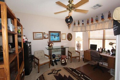 Den with Double Doors