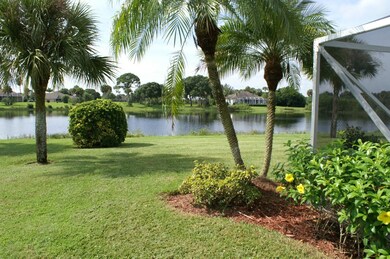 From side of pool, looking South at lake.
