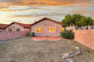 Back yard looking to House