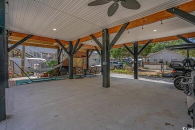 View of patio / terrace with ceiling fan